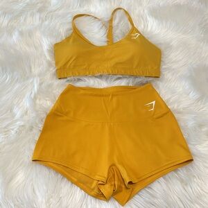 Gymshark V-neck and Quad training shorts